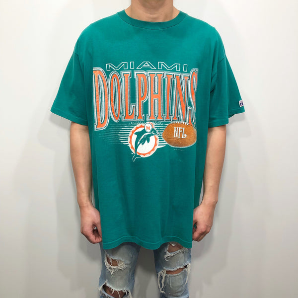 Vintage Logo T-Shirt 1992 NFL Miami Dolphins USA (XL