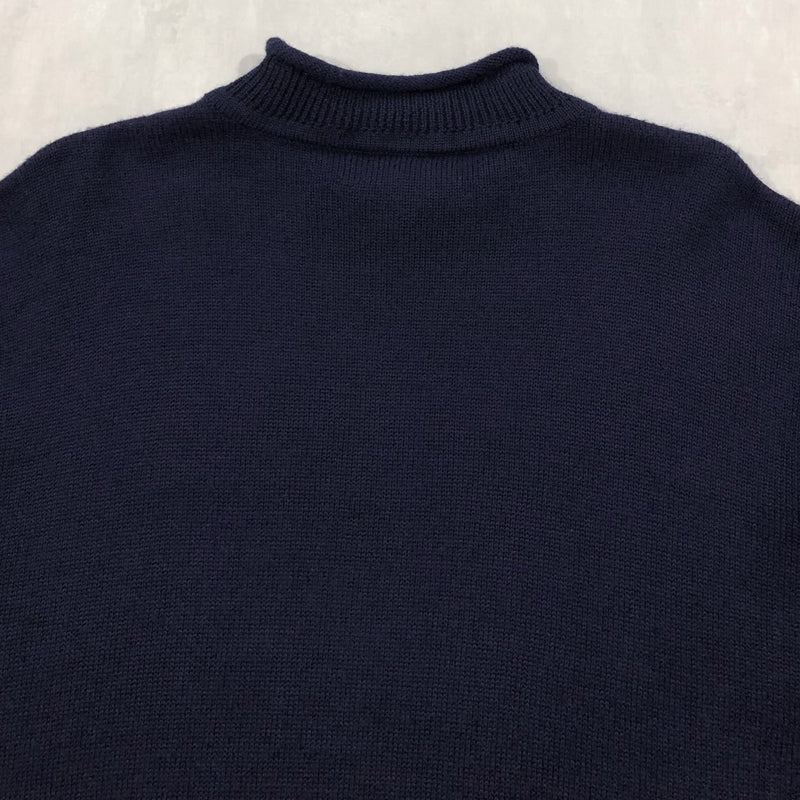 Vintage Wool Knit Sweater Fishing (L)