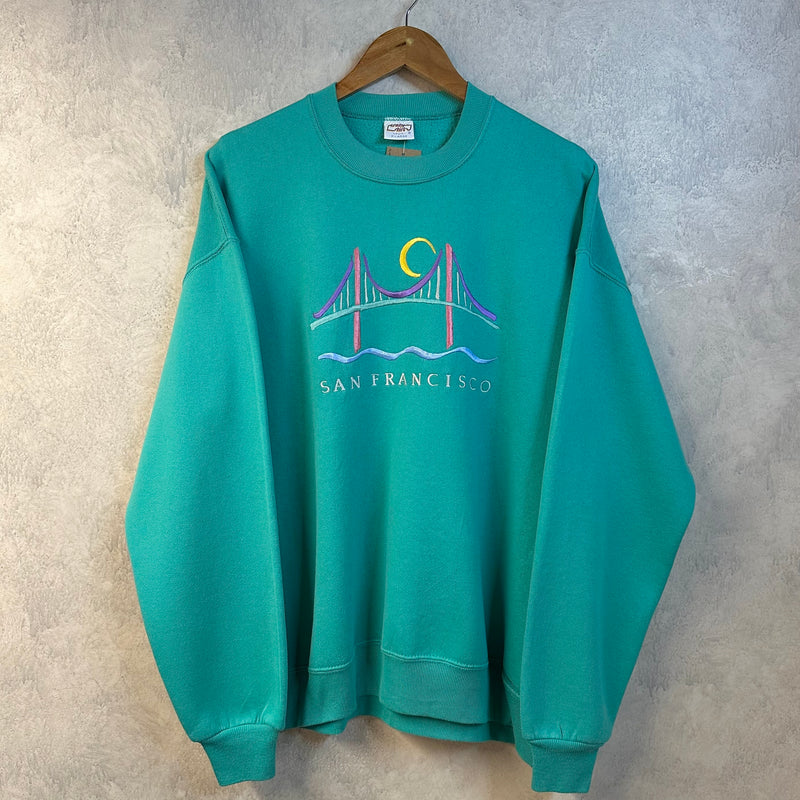 Vintage Crazy Shirt Sweatshirt San Francisco USA (L)