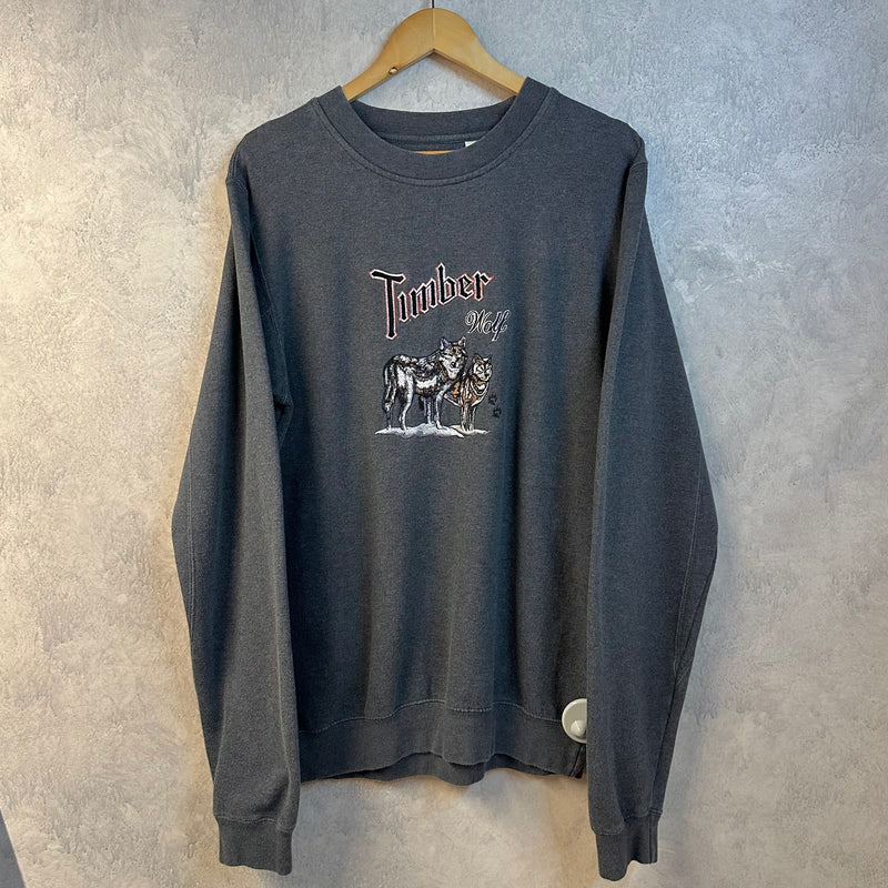Vintage Sweatshirt Timber Wolf (S)