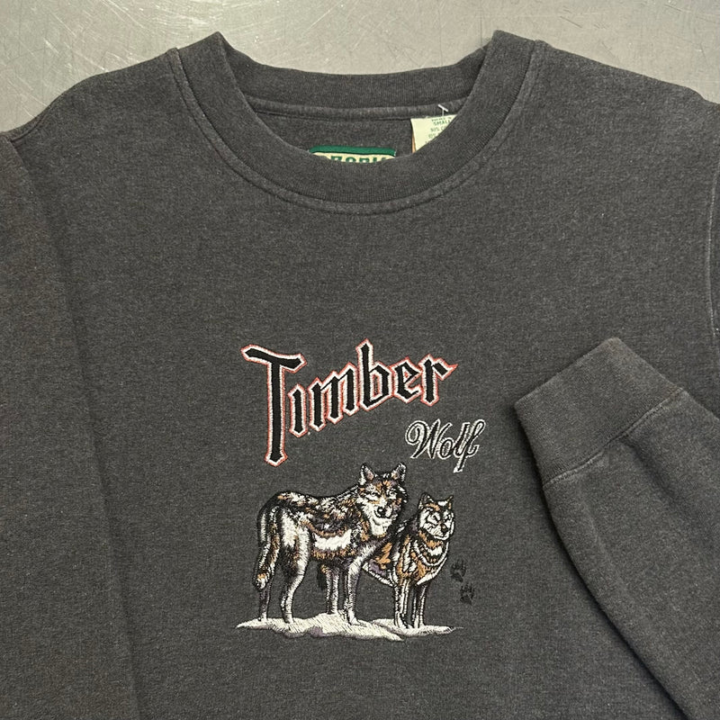 Vintage Sweatshirt Timber Wolf (S)