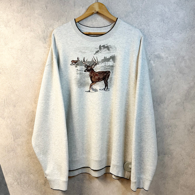Croft & Barrow Sweatshirt Deer (XL)