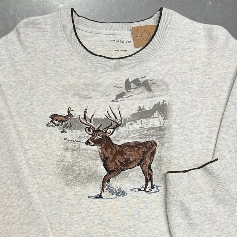 Croft & Barrow Sweatshirt Deer (XL)