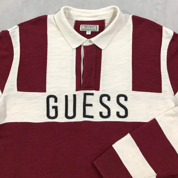 Vintage Guess Rugby Polo Shirt (L)