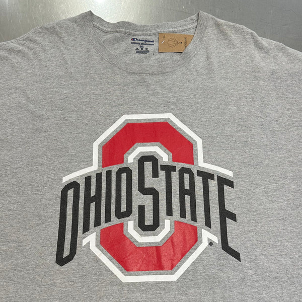[REWORKED] Champion Cropped T-Shirt Ohio State Uni (2XL)