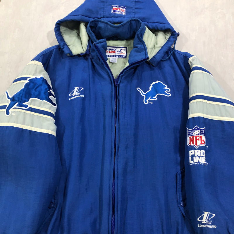 Vintage Logo Athletic NFL Jacket Detroit Lions (XL)