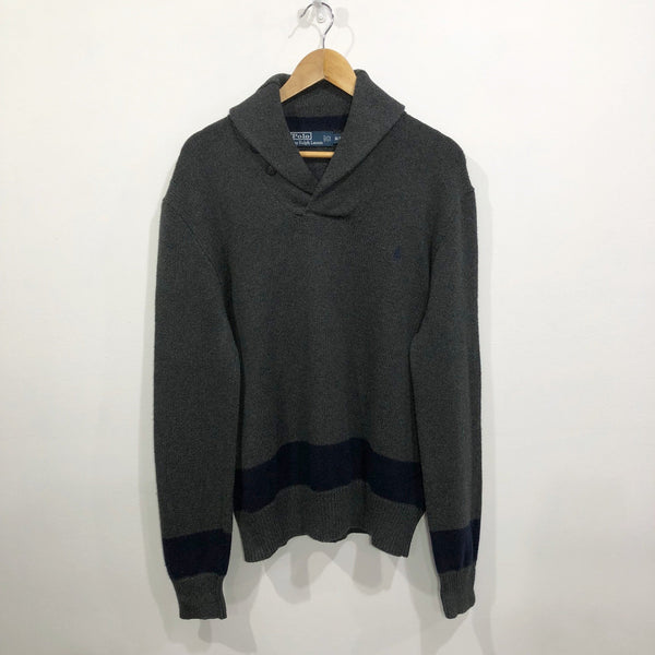 Polo Ralph Lauren Shawl Knit Sweater (M)