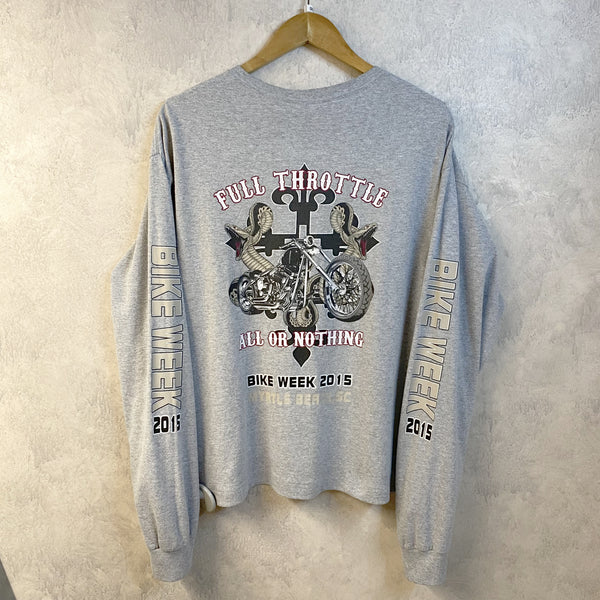 [REWORKED] Gildan Cropped Tee Bike Week 2015 (L)