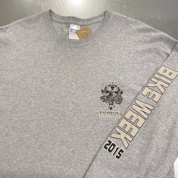 [REWORKED] Gildan Cropped Tee Bike Week 2015 (L)