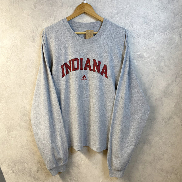 [REWORKED] Adidas Cropped Tee Indiana Uni Hoosiers (2XL)