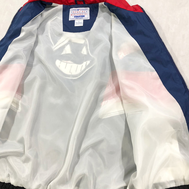 Vintage Starter Jacket MLB Cleveland (L/BIG)