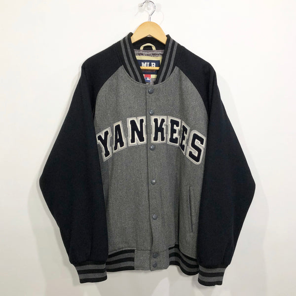 MLB New York Yankees Heavyweight Wool Varsity Jacket (XL)