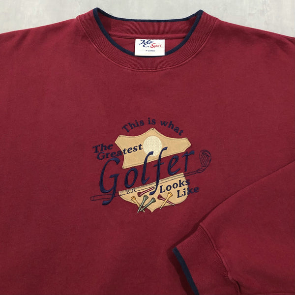 Vintage Sweatshirt The Greatest Golfer (XL)