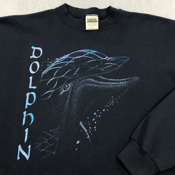 Vintage Tultex Sweatshirt Dolphins (XL)