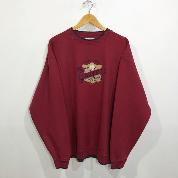 Vintage Sweatshirt The Greatest Golfer (XL)