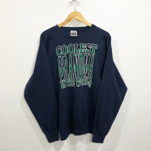 Vintage Sweatshirt 1993 Coolest Grandma In The World (L)