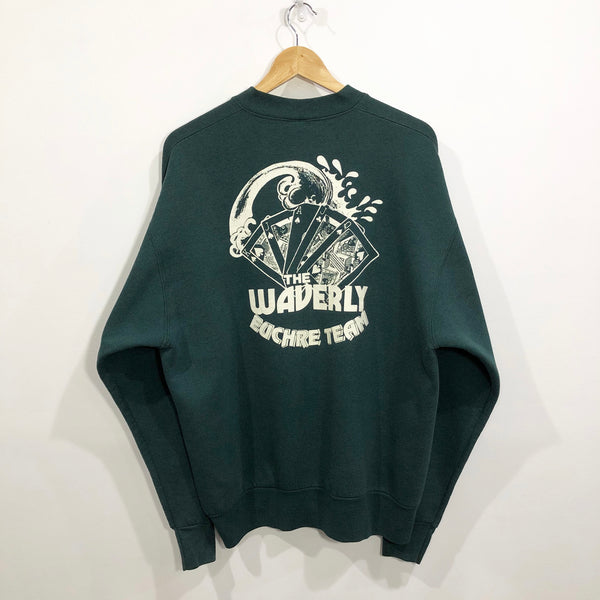 Vintage Fruit of the Loom Sweatshirt The Waverley Euchre Team (L/BIG)