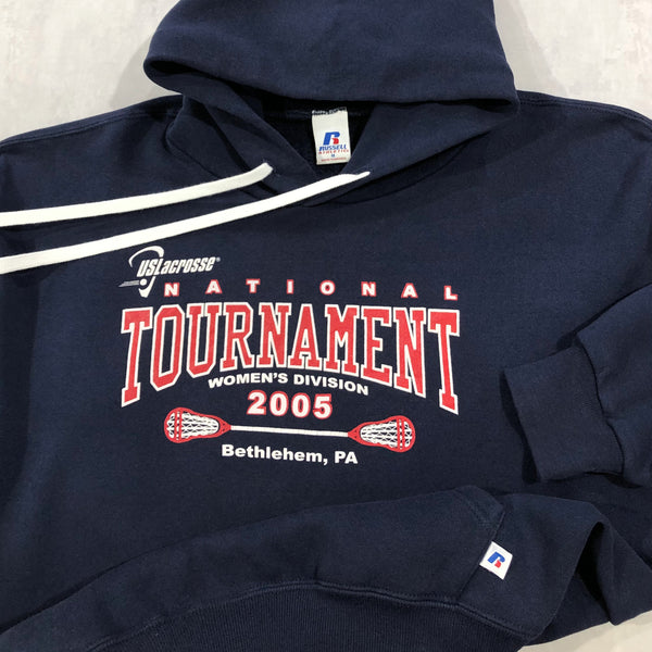 Vintage Russell Hoodie Lacrosse (M/SHORT)