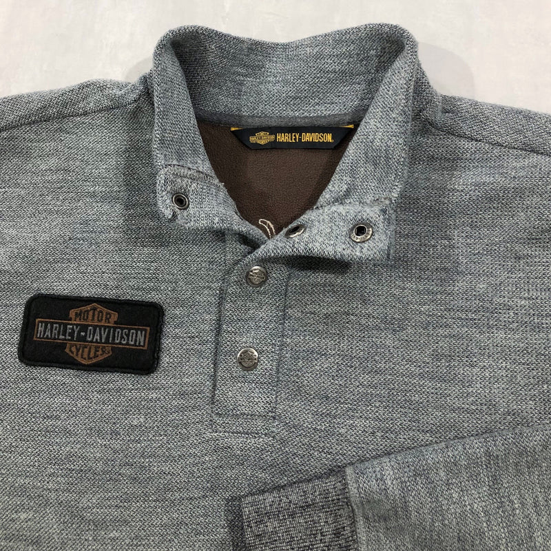 Harley Davidson Fleece Lined Heavy Pullover (L/BIG)