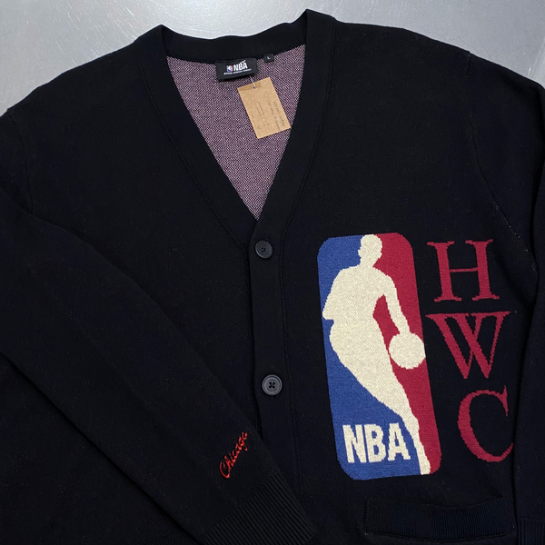 NBA Cotton Cashmere Knit Cardigan (L)