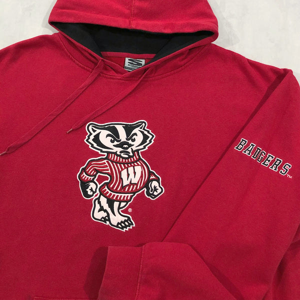 Vintage Hoodie Wisconsin Uni Badgers (3XL)