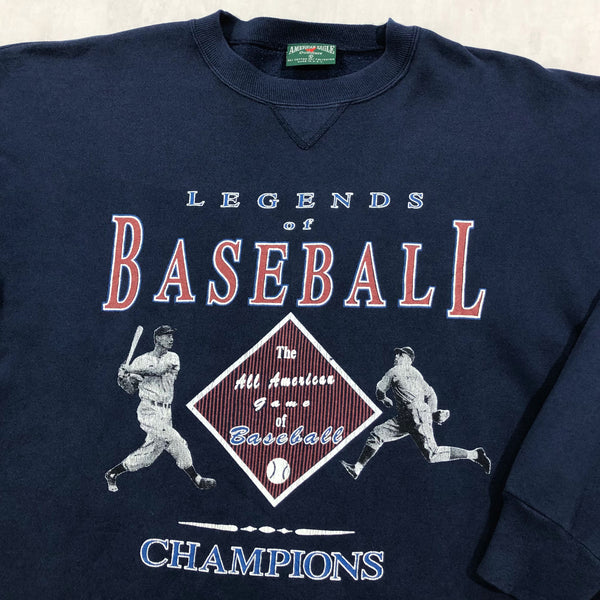 Vintage Sweatshirt Legends of Baseball USA (L)