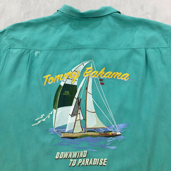 Tommy Bahama Hawaiian Shirt (2XL/BIG/TALL)
