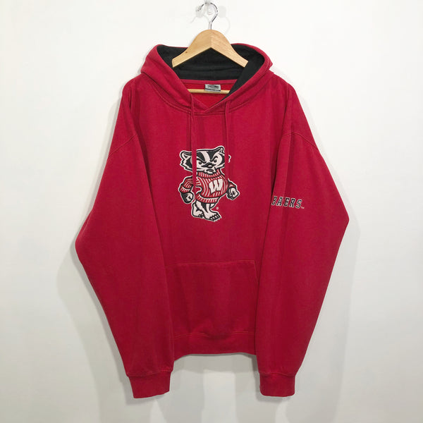 Vintage Hoodie Wisconsin Uni Badgers (3XL)