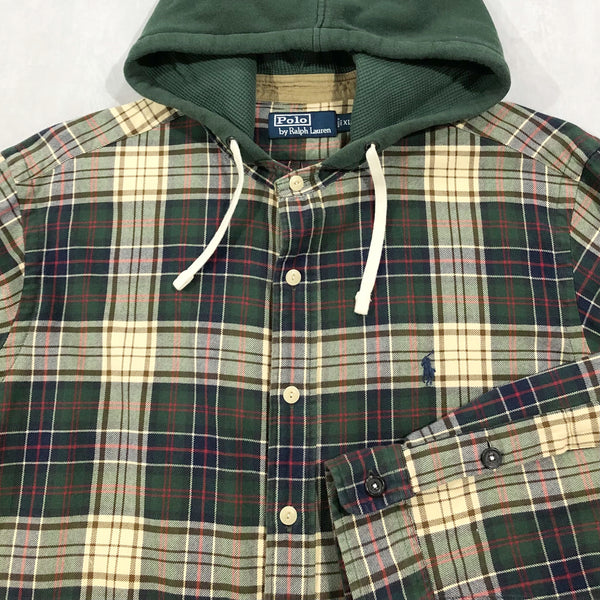 Polo Ralph Lauren Hooded Shirt (XL)