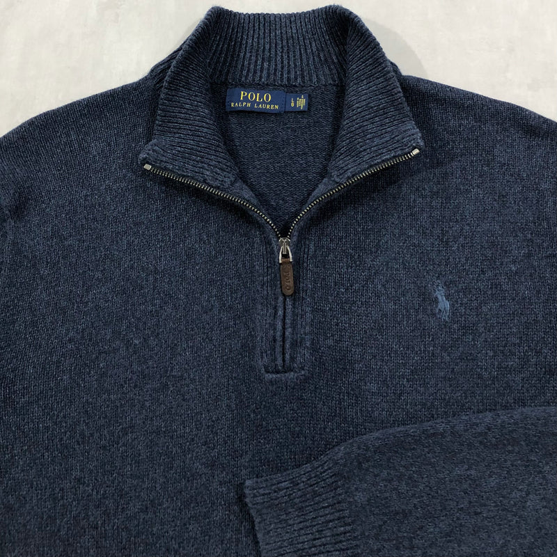 Poo Ralph Lauren Knit Quarter Zip (L)