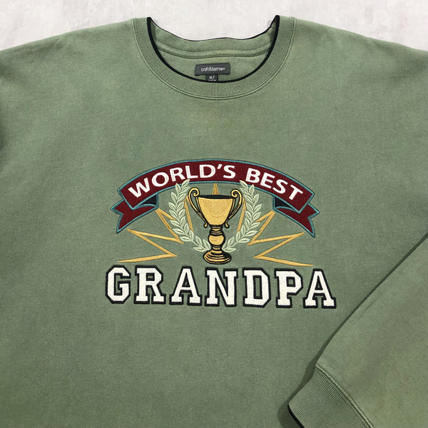 Croft & Barrow Sweatshirt World's Best Grandpa (2XL)