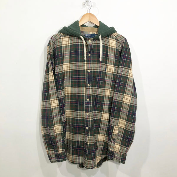 Polo Ralph Lauren Hooded Shirt (XL)
