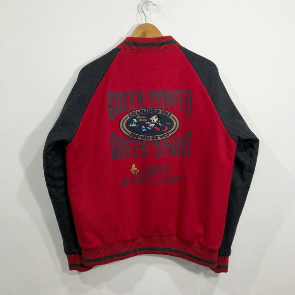 Vintage Whole Hauss The Smurfs Wool Varsity Jacket (L)