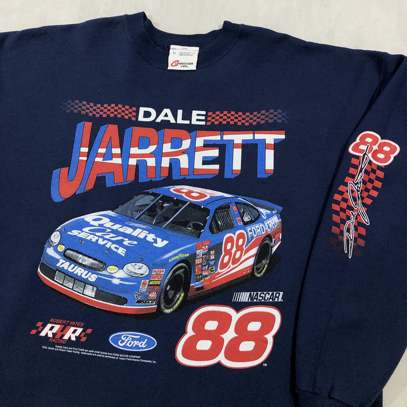 Vintage Competitors View Nascar Sweatshirt Quality Care Service (XL)