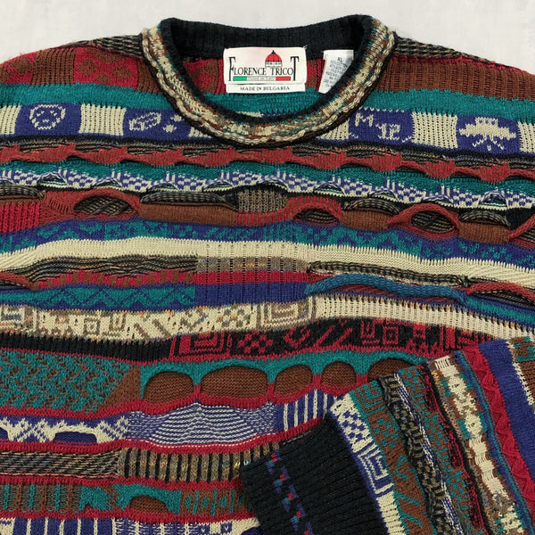 Vintage Cable Knit Sweater (XL/BIG-2XL)
