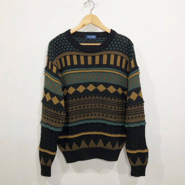 Vintage Knit Sweater (M)