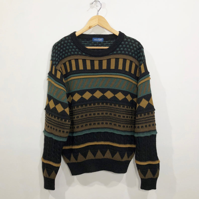 Vintage Knit Sweater (M)