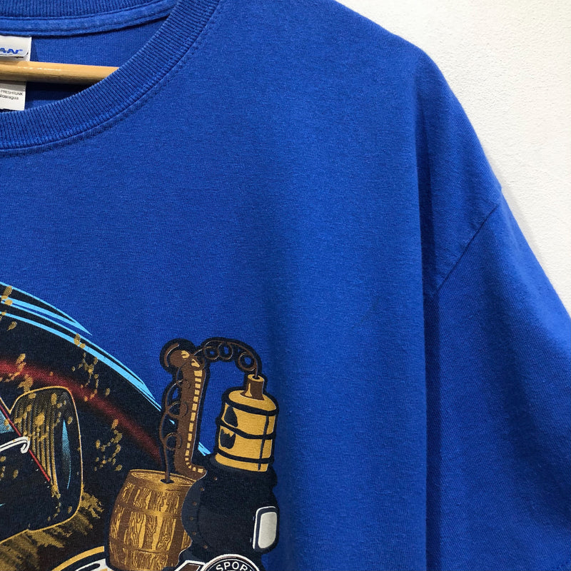 Gildan T-Shirt Hillbilly One Hundred Drag Racing (L)