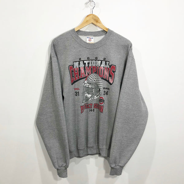 Jerseys Sweatshirt 2002 National Champions Ohio State Uni (M)