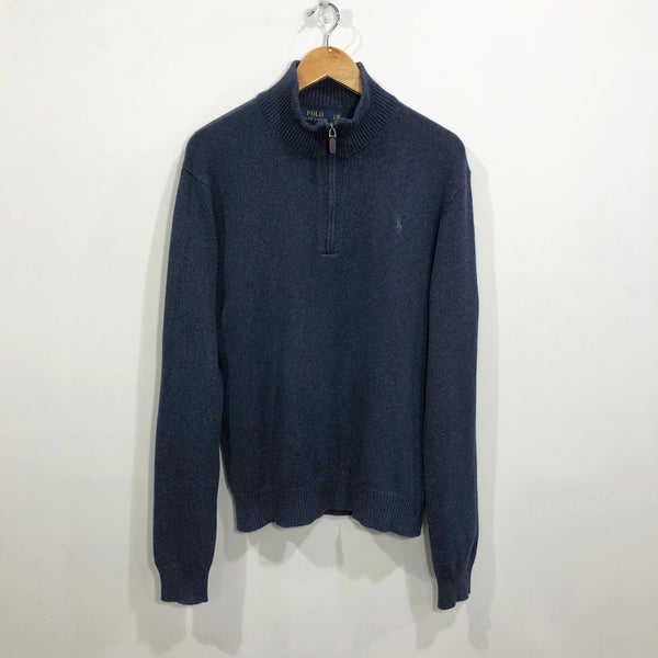 Poo Ralph Lauren Knit Quarter Zip (L)