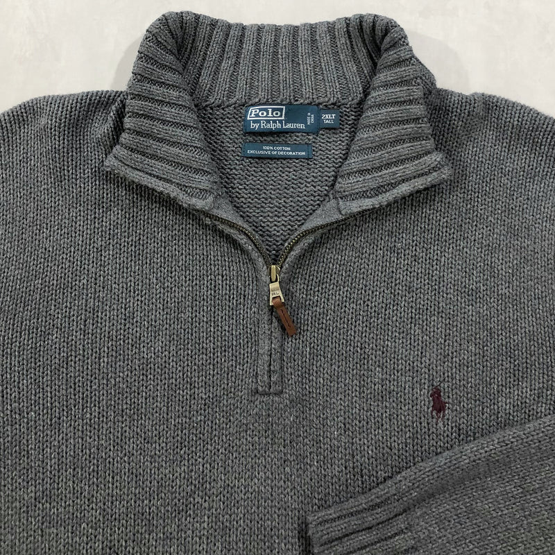 Polo Ralph Lauren Heavy Knit Quarter Zip (2XL/TALL)