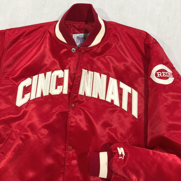Vintage 90s Starter Jacket MLB Cincinnati Reds USA (XL)