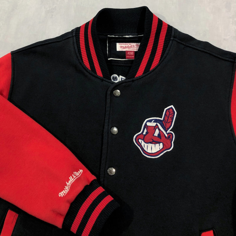 Mitchell & Ness Cotton Varsity Jacket Cleveland Indiana (M)