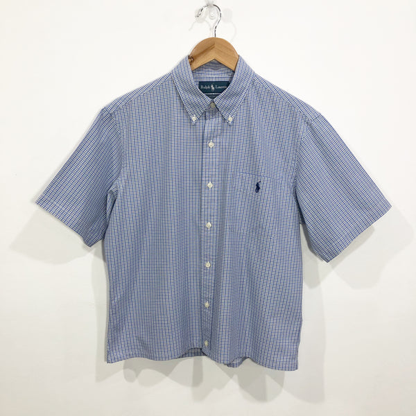 [REWORKED] Polo Ralph Lauren Cropped Shirt (M)