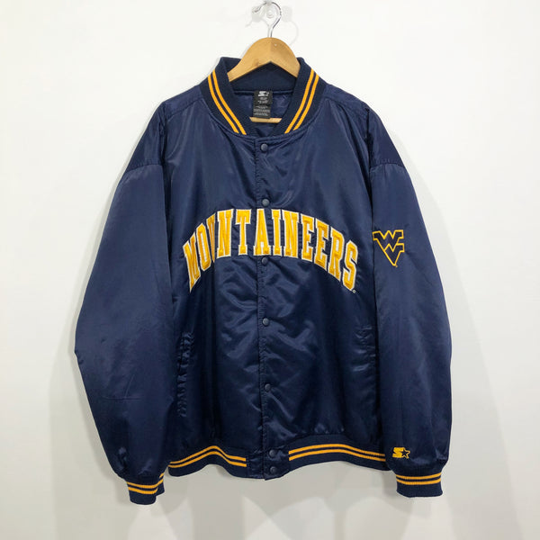 Vintage Starter Jacket West Virginia Uni Mountaineers (2XL)