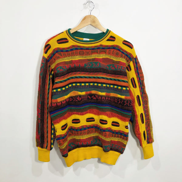 Vintage Cable Wool Knit Sweater Italy (W/M)