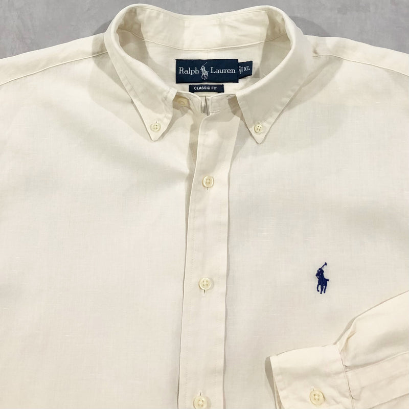 Polo Ralph Lauren Linen Silk Shirt (XL/TALL)
