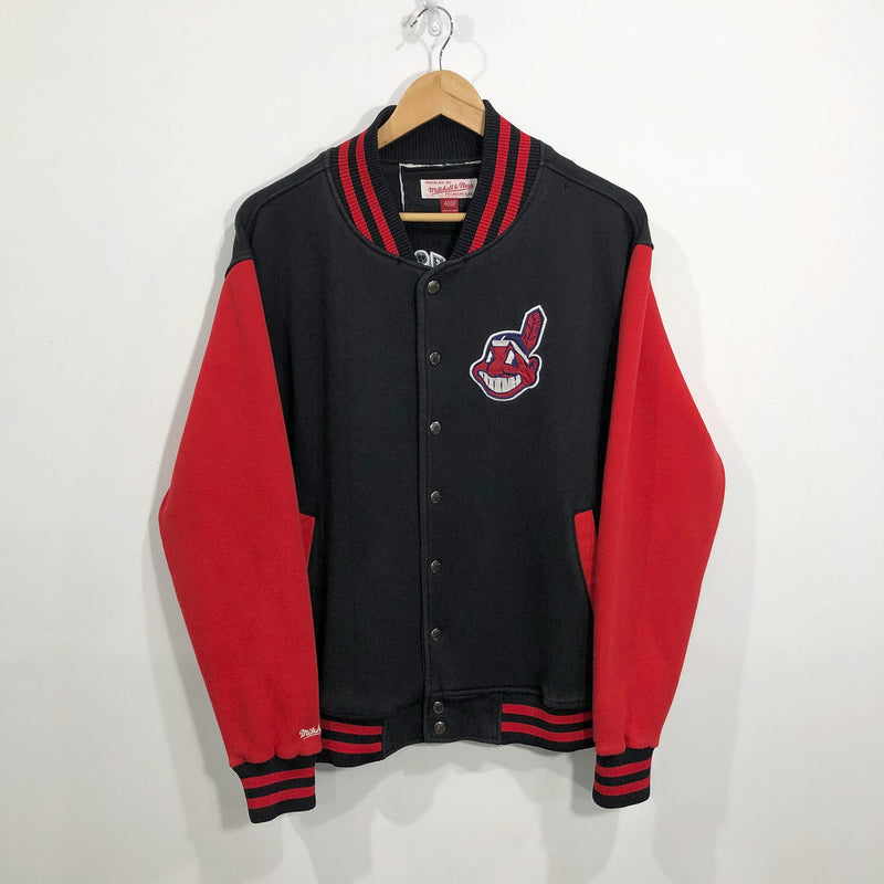 Mitchell & Ness Cotton Varsity Jacket Cleveland Indiana (M)