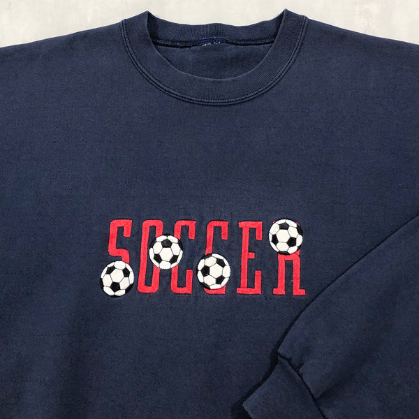 Vintage Sweatshirt Soccer (M)