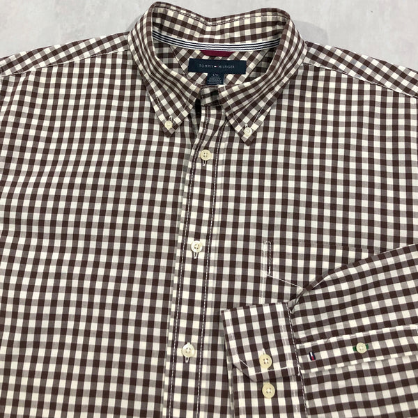 [REWORKED] Tommy Hilfiger Cropped Shirt (L)